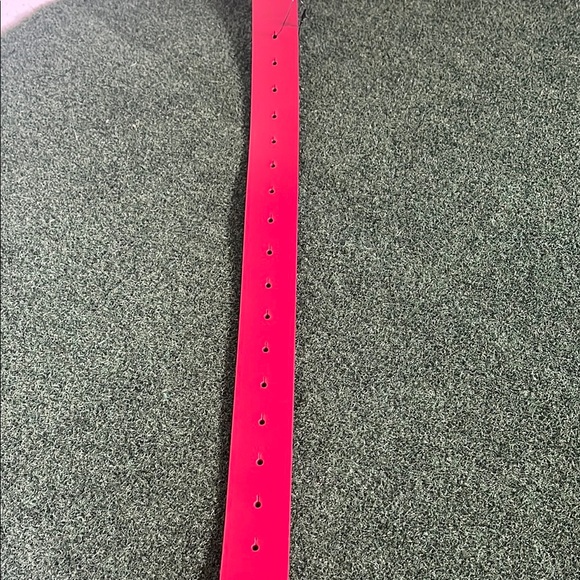 Balenciaga Red Belt with Gold Buckle - Picture 6 of 10